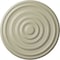 Ekena Millwork Carton Ceiling Medallion (For Canopies up to 2 5/8"), Hand-Painted Clear Yellow, 12 5/8"OD x 1"P CM13CACYF - alternate 1